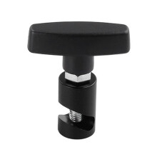 (Negro) Abrazadera de soporte de elevación, abrazadera de puntal de capó, soporte de capó, abrazadera