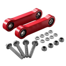 (Rojo) Conector estabilizador de motocicleta, diseño liviano para antivibración Ryke 600 900