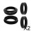 (2 Pcs) 2-4pack 4Pcs Motorrad Vorderrad Gabel Dämpfer Öl Dichtung und Staub Dichtung Langlebig 3