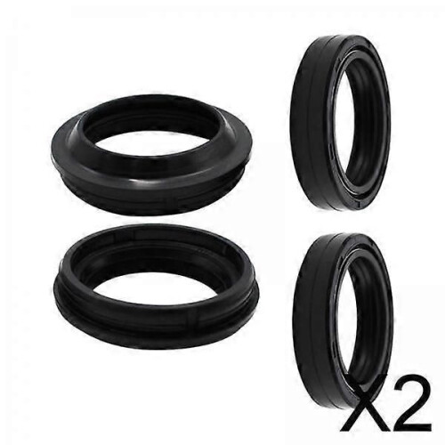 (2 Pcs) 2-4pack 4Pcs Motorrad Vorderrad Gabel Dämpfer Öl Dichtung und Staub Dichtung Langlebig 2