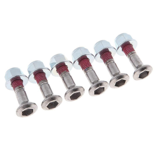 (2 piezas) 2x Kit de tornillos de montaje de perno de piñón de motocicleta universal 1
