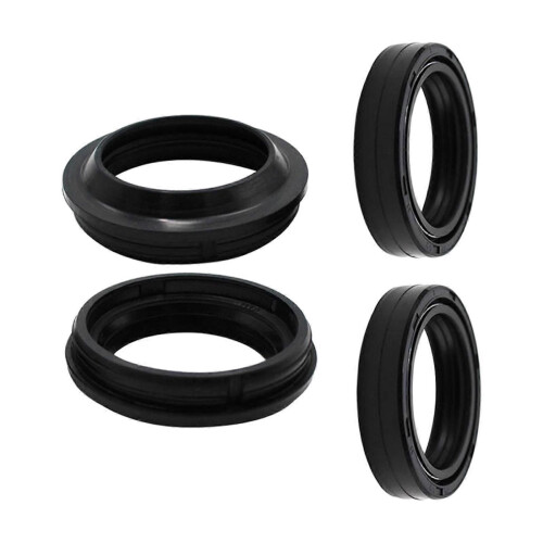 (2 Pcs) 2-4pack 4Pcs Motorrad Vorderrad Gabel Dämpfer Öl Dichtung und Staub Dichtung Langlebig 1