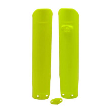 (Fluoreszierendes Grün) Motorrad-Vorderradgabel-Abdeckungsgamaschen-Stiefel-Stoßdämpferschutz für CX125