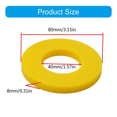 (Giallo) 2 pezzi/4 pezzi Boccola ammortizzatore accessorio auto cuscinetto ammortizzatore disco cuscinetto 2