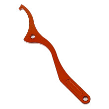 Clé à amortisseur ergonomique (Orange), outil de réglage d'amortisseur de moto, outil de réglage simple
