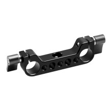 (Schwarz) 15mm Railblock Rod Clamp Halterung Ersatzteil Ausrüstung Rod Clamp Mount Kamera Blau