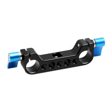 (Blau) 15mm Railblock Rod Clamp Halterung Ersatzteil Ausrüstung Rod Clamp Mount Kamera Blau
