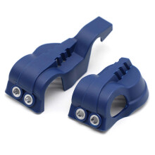 (Azul) Cubiertas de horquilla de motocicleta, botas de horquilla de motocicleta para amortiguadores
