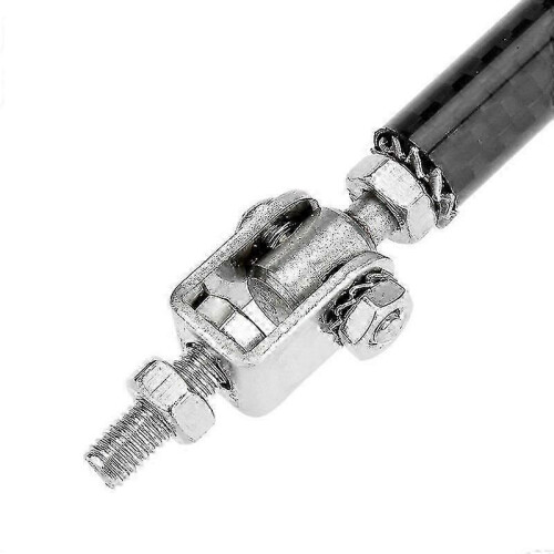(75 mm Rot) Universell verstellbare Racing Frontstoßstange Lip Splitter Rod Strut Tie Bar Support Kit 2