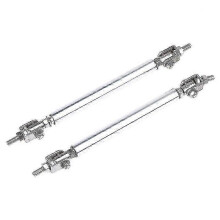 (Divisor de 75 mm) Kit de soporte de barra divisoria de parachoques delantero de carreras ajustable