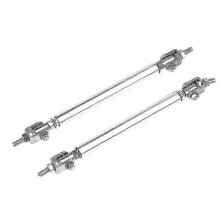 (Divisor de 100 mm) Kit de soporte de barra divisoria de parachoques delantero de carreras ajustable