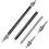 (100 mm rot) Universell verstellbare Racing Frontstoßstange Lip Splitter Rod Strut Tie Bar Support Kit 2