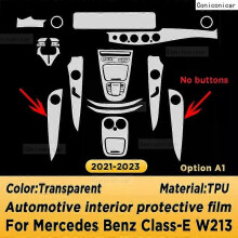 (LHD-A-1) Exquisito panel de caja de cambios para Mercedes Benz Clase E W213 2021-2023, navegación interior