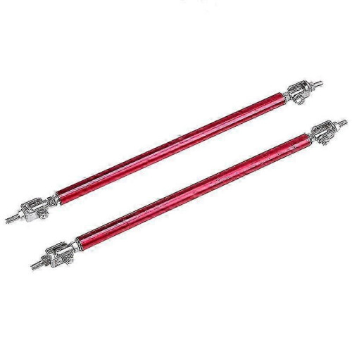 (200 mm Rot) Universell verstellbare Racing Frontstoßstange Lip Splitter Rod Strut Tie Bar Support Kit