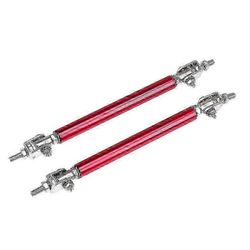 (100 mm rot) Universell verstellbare Racing Frontstoßstange Lip Splitter Rod Strut Tie Bar Support Kit