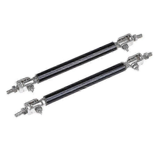 (75 mm Schwarz) Universell verstellbare Racing-Frontstoßstange Lip Splitter Rod Strut Tie Bar Support