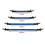 (20 cm blau) 2 Stück Universal JDM Einstellbare Auto Frontrahmen Stoßstange Lip Protector Rod Support 4