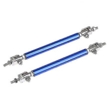 (100 mm blau) Universell verstellbare Racing-Frontstoßstange Lip Splitter Rod Strut Tie Bar Support