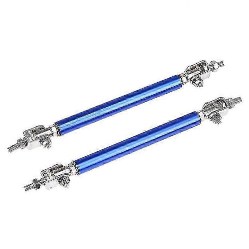 (100 mm blau) Universell verstellbare Racing-Frontstoßstange Lip Splitter Rod Strut Tie Bar Support