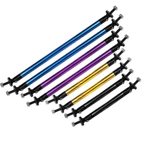 (20 cm blau) 2 Stück Universal JDM Einstellbare Auto Frontrahmen Stoßstange Lip Protector Rod Support 2