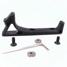 (schwarz) Handstopper Outdoor-Sport-CS-Taktik-Keymod-MLOK-System-Aluminium-Picatinny-Schienen-Halterung
