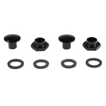 (Schwarz) Flache Form Auto Heckscheibe Glasstreben-Kits komplett für Honda Civic 92-95 Eg -Yx