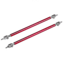 (150 mm Rouge) Kit de support de barre de renfort de pare-chocs avant de course universellement réglable
