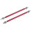 (150 mm Rot) Universell verstellbare Racing Frontstoßstange Lip Splitter Rod Strut Tie Bar Support Kit 1