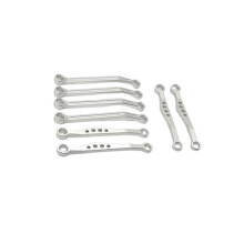 (Silber)8 stück Metall Stange Link Suspension Linkage Kit Ersatz für C64 1:16 Auto Balck