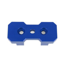 (Azul) Buje de inserción de montaje de engranaje de aluminio billet de alta calidad, resistente a los