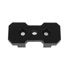 (Negro) Buje de inserción para montaje de caja de cambios, resistente a impactos y recubierto en polvo