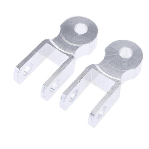 (Silber) 1 Paar Höhe Extender Stoßdämpfer Motorrad Jack 77mm Silber 2