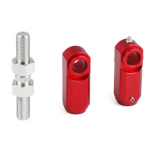 (Rojo) Accesorios para motocicletas 660R 700, YFZ 450, 200 ATV 3.5" Track 2" Kit de descenso delantero