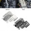 (Schwarz) Aluminium Motorrad Front Shock Shield Passend für Cub CC110 Vorderradgabel Schutzhülle Shell 2