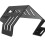 (Schwarz) Aluminium Motorrad Front Shock Shield Passend für Cub CC110 Vorderradgabel Schutzhülle Shell 5