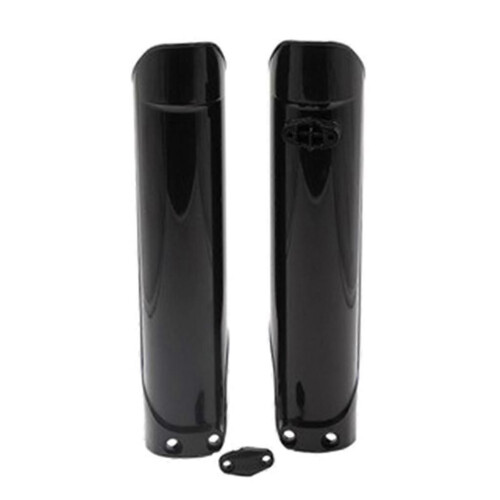(Black) Motorcycle Front Fork Cover Gaiters Boot Shock Protector Guard for CX125