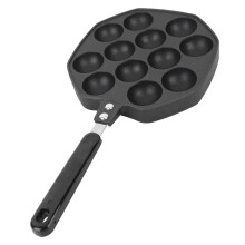 Takoyaki Pan, Compact and, Robust and, 12 Rounded Shapes, NonStick Surface, Even Heating, for Octopus Ball Pancakes