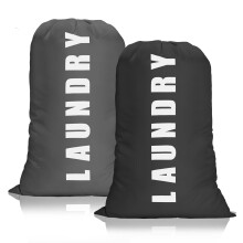 Laundry Bag Travel,, 61x91cm with Drawstring, Pack of 2 Oxford Fabric