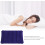 Inflatable Pillow Camping Neck Pillow Soft Fluffy Dark Blue 2