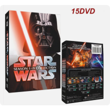 The Complete Saga Collection Star Wars : Season 1-9 (DVD 15-Disc )
