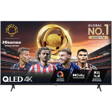 Hisense 75 Inch 4K QLED Smart TV 75E7NQTUK - Quantum Dot Colour, 4K AI Processor, Dolby Vision Atmos, Smooth Motion, Sports Mode,