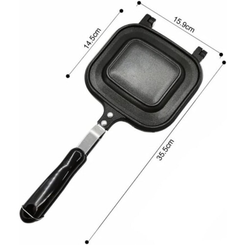 Breakfast Pan Toast Corn Bread Mini Waffle Cup Evil Eye Milk Heater Pot Spatula 2