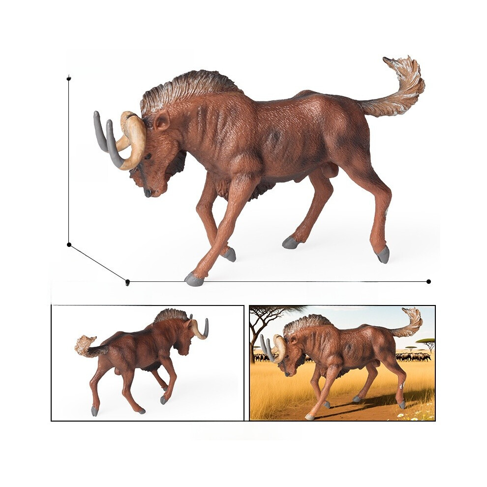 (Style D) Animal Figure Wildlife Antelope Static Plastic Model Decor Children Playroom-image-OPC-PJ2DZ2V-NEW