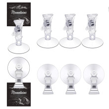 Pack of 8 Suction Cup Clip Suction Cups for Window Clips, Multifunctional Suction Hooks, Extra Strong Clips, Suction Cups with Clips
