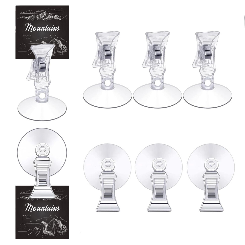 Pack of 8 Suction Cup Clip Suction Cups for Window Clips, Multifunctional Suction Hooks, Extra Strong Clips, Suction Cups with Clips