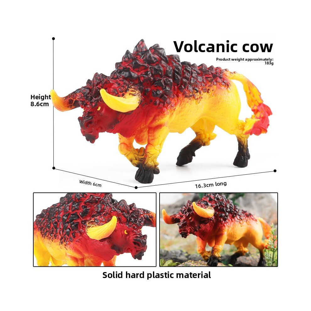 (Style7) Headed Three Dog Fire Phoenix Stone Monster Dragon Warcraft Toy Ornament Model-image-OPC-PJ2DZKM-NEW