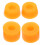 skateboard shock absorber riser pads protective equipment orange 1