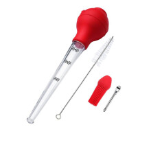 Turkey Spice Pump Tool for Pineapple Peeling Gadget Oil Dripper Grill Tool