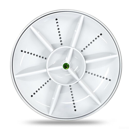dishwasher, mini turbine dishwasher with automatic shutoff and lightweight construction (green)