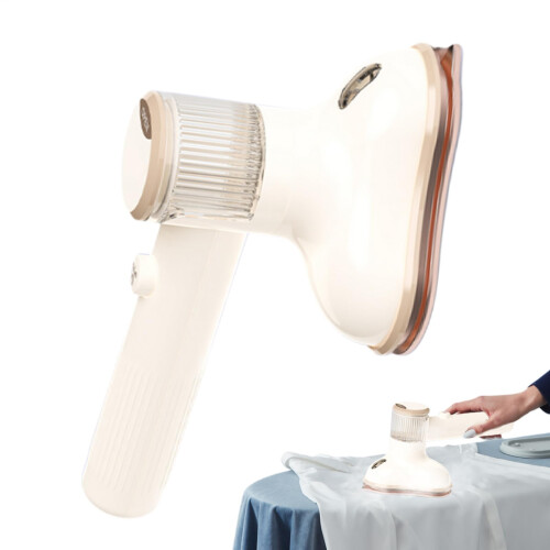 handheld fabric steamer, 100 ml tank 80W fast heating cordless iron White EU